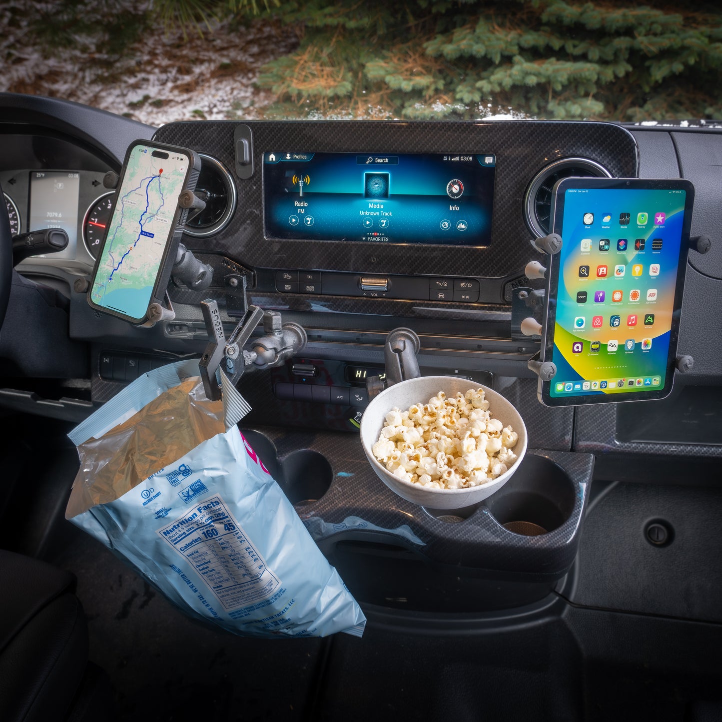 NEXUS Chip Clip with 1 Inch Ball Mount