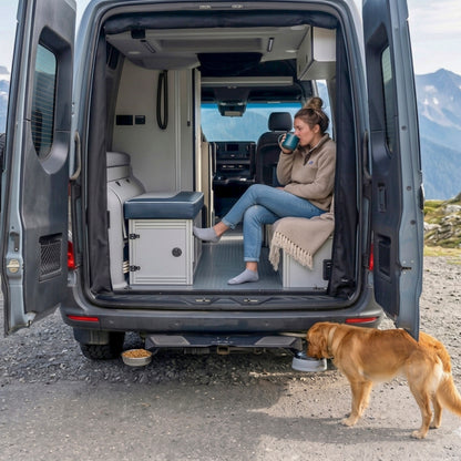 NEXUS Splashless Pet Water Bowl with 1" Ball Mount for Campervans